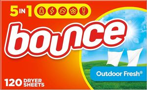 Feuilles d'assouplissant pour linge Bounce Outdoor Fresh abordables, 240 unités, par Bounce - Product Image 2