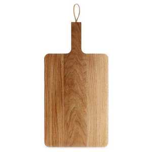 Tabla de cortar grande de nogal, madera natural con mango, tabla de cortar duradera, perfecta para la preparación de carne, esencial para la cocina - Product Image 1