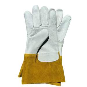Gants de maroquinier en cuir à prix d'usine |   Gants de soudage de sécurité |   Gants de travail respirants et résistants pour hommes |   Fonction d'écran tactile - Product Image 4