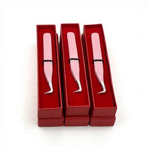 ขายส่ง GETUP BROSONS IMPEX แหนบดัดขนตาแบบใหม่ 90 องศา สีชมพูอ่อนเคลือบผง ปลายสีเงิน ขนาด 10 มม. ป้องกันไฟฟ้าสถิต - Product Image 1