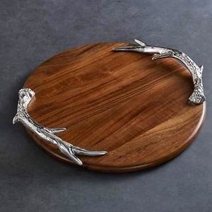 Bandeja de Servicio de Alta Calidad para Decoración del Hogar, Materiales Naturales, Bandeja de Madera Ecológica - Product Image 1