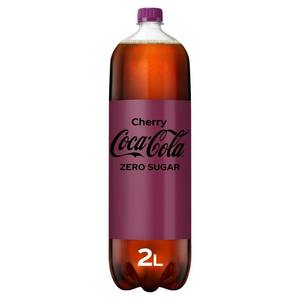 Coca-Cola Cherry Zero Sugar Drink 330ml Botella de refresco afrutado Ingrediente primario Carbonato - Product Image 6