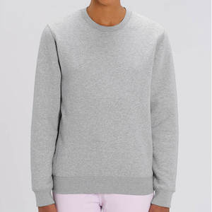 Sudadera gris Regalo Sudadera de cuello redondo 100% Algodón Estética Moda Unisex Sudadera de manga larga - Product Image 3