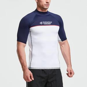 Rash Guard Customized High Quality Short Sleeve for <b>Men</b> Rash Guard Custom <b>Swim</b> Shirt Full Sleeve Quick Dry - Product Image 2