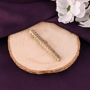 Colgante de Latón Chapado en Oro Trenzado Estilo Hip Hop, 64x8MM - Product Image 1