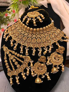 ชุดเครื่องประดับชุบเงินทำจากสเตนเลสชาติพันธุ์ปากีสถานคลาสสิกสง่างามของอินเดียที่มี meenakari แบบดั้งเดิมของ kundan - Product Image 3