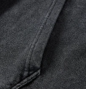 Sudaderas con capucha de algodón alto para hombre Diseño de impresión Sun Faded Peso pesado Oversize Customs Logo 100% Algodón Lavado Sudadera con capucha - Product Image 4