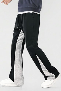 Pantalones Cargo Jogger Anchos de Lona Ecológica Transpirables y Ligeros para Hombre, Estilo Urbano, Verano, Desgastados - Product Image 2