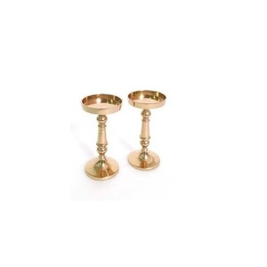 Elegant Iron <b>Candlestick</b> Holder Handmade Eco-Friendly Portable Stylish Tapper Design Unique Luxury Religious Christmas - Product Image 3