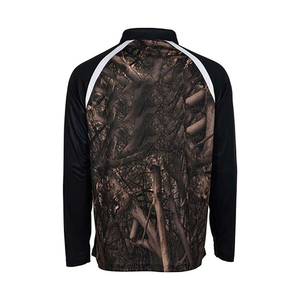 เสื้อโปโลโพลีเอสเตอร์100% สำหรับกีฬาตกปลาแขนยาวระบายอากาศได้ดีดีไซน์ซับลิเมชันตามสั่งตรงจากโรงงาน - Product Image 3