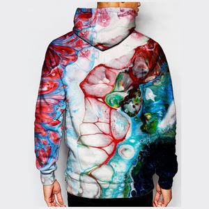 Sweat à capuche vintage pour hommes, poids lourd, imprimé, logo personnalisé, respirant et écologique, coupe régulière - Product Image 5