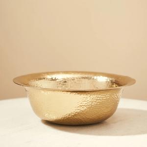 Cuenco de latón hecho a mano para servir, pequeño Plato decorativo para frutas y dulces, utensilios de cocina con acento - Product Image 4