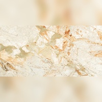 Carreaux de porcelaine vitrifiée modernes et exquis, polis brillants, antidérapants, résistants à l'usure et aux acides, 600x1200mm, pour centres commerciaux (type brique réfractaire)