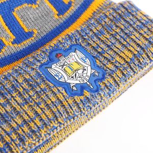 Sigma Gamma Rho Knitted 100% <b>Wool</b> <b>Beanie</b> Cap for Adults Plaid Pattern for Travel - Product Image 3