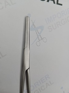 Soporte de aguja de acero inoxidable de alta calidad, instrumento de sutura quirúrgica, abrazadera de bloqueo de agarre de precisión, soporte de aguja de herramienta médica - Product Image 4