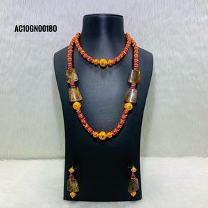 Nouveau design de colliers en laiton en forme de fleur de GALAM JEWELRY Coffret chaîne pour les occasions de mariage et de fête - Product Image 1