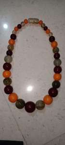 สร้อยคอเรซินน่ารักพร้อมจี้เปลือกหอยรูปพระจันทร์ประดับลูกปัดสำหรับเป็นของขวัญงานแต่งงานงานปาร์ตี้รูปกากบาทด้วยหินมุก - Product Image 2