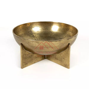 Bol à fleurs en laiton finition antique, vente chaude au prix de gros - Product Image 6