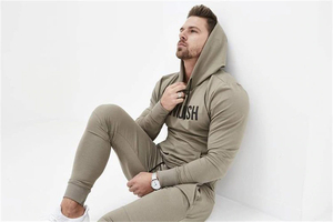 Pantalons de survêtement personnalisés pour hommes, ensemble de vêtements de sport et de jogging pour hommes, pantalons en coton de marque légers pour hommes - Product Image 6