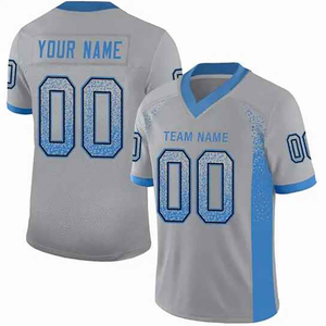 2025 Sublimated American Football Jersey Printing Streetwear Trendy Embroidery Design Mesh <b>Crop</b> National Team - Product Image 3