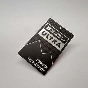 ป้ายแขวนติดแสตมป์สีเงินแบบแฟชั่นแผ่นฟอยล์สีเงินสีดำรีไซเคิลแผ่นป้ายแกว่งกระดาษเคลือบเงาแบบจุด UV - Product Image 5