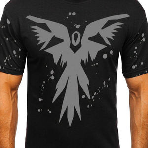 Venta al por mayor de camisetas de mezcla de algodón para hombre, tamaño personalizado, tela de lona de alta calidad, transpirable, respetuoso con el medio ambiente, logotipo frontal - Product Image 5