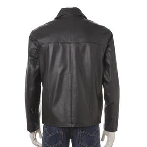 Chaquetas casuales impermeables de piel de oveja de alta calidad para hombre para la temporada de invierno 100 gramos tela tamaños personalizables colores - Product Image 2