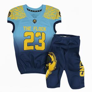 Conjunto de Fútbol Americano Personalizado con Costuras en Tela de Sarga, Uniforme de Fútbol Americano Juvenil Transpirable para Entrenamiento - Product Image 4