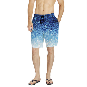 Nouveaux shorts en mesh imprimés par transfert thermique décontractés pour hommes |   Motif et logo personnalisés |   Taille élastique respirante - Product Image 6