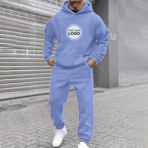 Conjunto de chándal atlético con cremallera completa para hombre, chándal de entrenamiento a la moda - Product Image 2