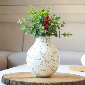 Florero de metal alto elegante y moderno, acabado negro mate liso, diseño de suelo para sala de estar costera, decoración de oficina hecha de hierro - Product Image 2