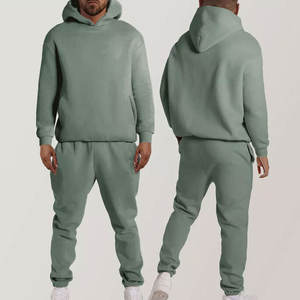 2023 <b>Mens</b> Tracksuit 3 Piece Outfits Winter Lightweight <b>Henley</b> <b>Tops</b> Hoodies and Sweatpants Stylish Jogging Sweatsuit Set - Product Image 3