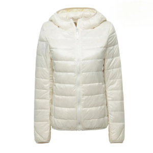 Vêtements de mode d'extérieur à étiquette privée, veste matelassée légère décontractée pour femmes, motif uni, imperméable, coupe-vent, vêtements d'hiver, fermeture éclair - Product Image 5