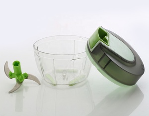 Mejore su cocina con la picadora manual Vistaar con 3 cuchillas de corte rápido de frutas, verduras, cebollas, ajo y carne Speedy Chop - Product Image 5