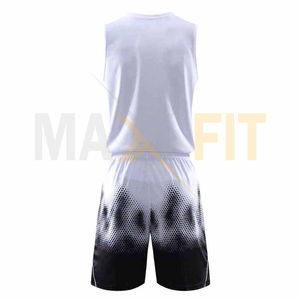 เซ็ตชุดบาสเก็ตบอลผ้าเจอร์ซีย์ชุดบาสเก็ตบอลไซส์พิเศษผ้าโพลีเอสเตอร์ระบายอากาศได้ดีสี100% ตามสั่งแบบมืออาชีพ - Product Image 6