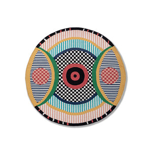 Alfombras de Lana Tejidas Planas Zen Zest Ivory, Alfombras Geométricas Hechas a Mano de Yute para el Hogar, Alfombra Rectangular para Pasillo, Dormitorio y Sala de Estar - Product Image 1