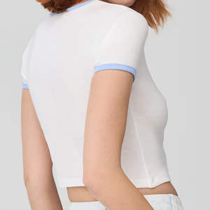 Unisex Spring Eco-Friendly Cute 3D Stand Slim <b>Fit</b> Sportswear-Training <b>Crop</b> Tops Best Quality Cotton Full Sleeve <b>T</b> <b>Shirts</b> Anti-UV - Product Image 4