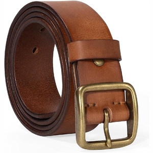 Hombres último estilo Pin Hebilla Cinturón de cuero Moda Negocios Casual cinturones de cuero - Product Image 6