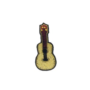 Broche de pedregal con cuentas y logotipo personalizado, insignias de seda India bordadas a mano, alfileres decorativos, alfiler de seguridad de alambre de lingote tradicional - Product Image 5