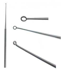 Los mejores instrumentos quirúrgicos aprobados por CE ISO, curetas de oreja Buck de acero inoxidable, productos de cirugía ENT romos, maquinaria alimentada - Product Image 5