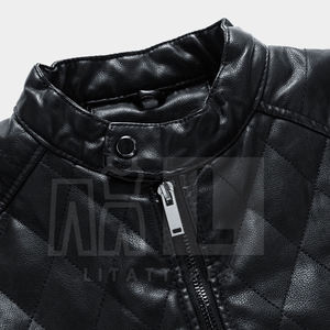 แจ็คเก็ตหนังวัวสำหรับผู้ชายขายดีที่สุด พร้อมโลโก้ด้านหน้า ระบายอากาศได้ดีและกันลม เหมาะสำหรับใช้งานกลางแจ้ง - Product Image 5