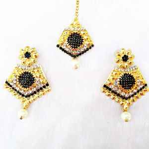 Conjunto de Joyas de Aleación con Cristales de Imitación y Flores Estilo Vintage para Mujer, Collar, Aretes y Tocado - Compromiso, Boda, Aniversario, Fiesta - Product Image 5