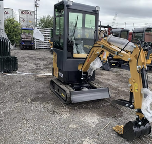 Best!! High Performance Used Yellow and Black 3 Ton Excavator with Reinforced Steel Tracks and Enclosed Operator Cab for Constru - Product Image 4