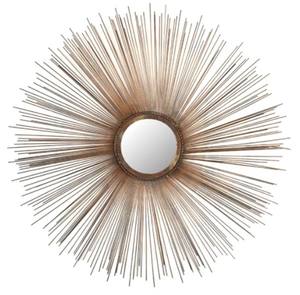 Top selling Modern fancy decorative design <b>gold</b> metal wall <b>mirror</b> - Product Image 2