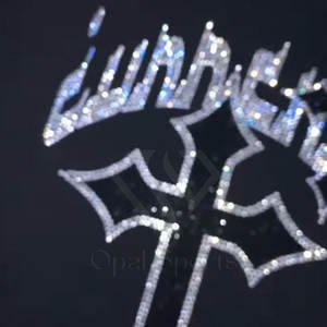 À la mode 100% coton hommes à capuche strass cristal conception décontracté Streetwear à capuche pour l'hiver OEM ODM disponible approvisionnement en vrac - Product Image 6