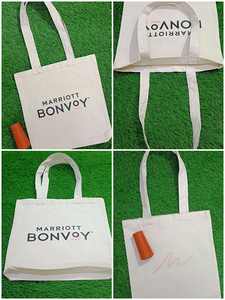 กระเป๋าชอปปิงผ้าคอตตอนเป็นมิตรกับสิ่งแวดล้อมพร้อมที่จับไหล่สำหรับร้านขายของชำและชายหาด - Product Image 6