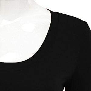Blouse médicale en coton noir à manches longues pour femmes, uniforme médical, vêtements d'hôpital - Product Image 5