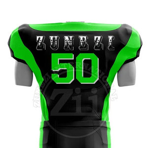 Uniforme de Fútbol Americano de Manga Corta, Talla Grande, Transpirable, Hecho a Medida, de Alta Calidad, Tela Suave para Adultos - Product Image 5