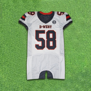 Fabricante de uniformes de fútbol personalizados de calidad superior de camisetas de fútbol americano ajustadas clásicas personalizadas en Pakistán - Product Image 4