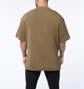 เสื้อยืดผู้ชายไซส์ใหญ่พิเศษพิมพ์ลายแขนสั้นผ้าฝ้ายโพลีเอสเตอร์พิมพ์ซับลิเมชันแบบเรียบไซส์ใหญ่พิเศษ - Product Image 4